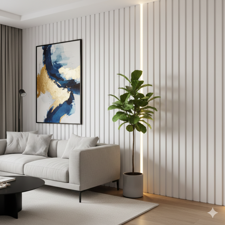 חיפוי קיר סרגלים פולימריים